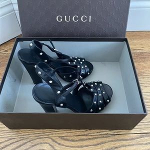 Gucci Melville Stud heels 37